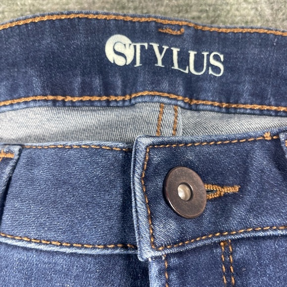 STYLUS Dark Blue Skinny Jeans - Picture 2 of 10
